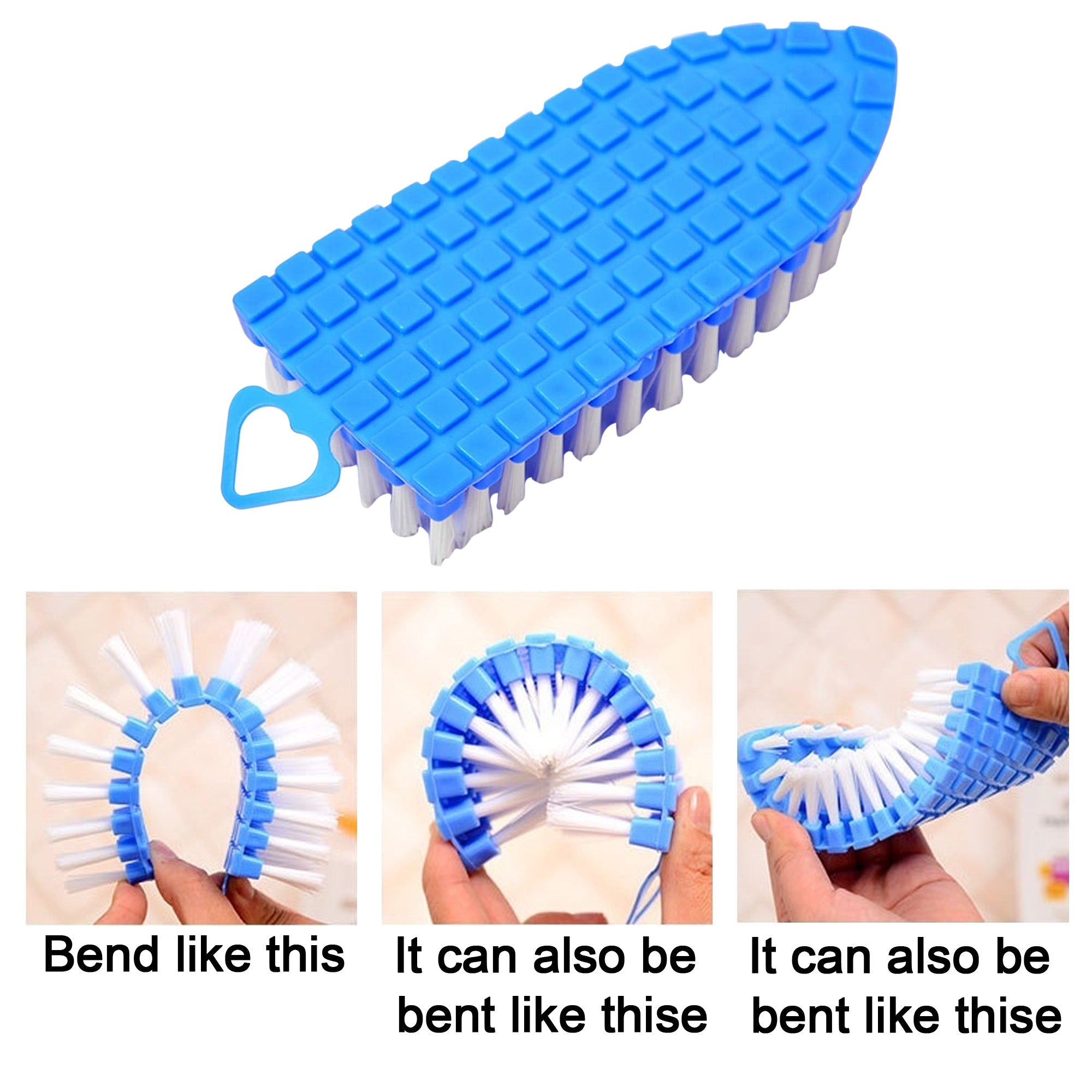 Flexible Plastic Cleaning Brush For Home Kitchen And Bathroom Flexible Plastic Cleaning Brush For Home Kitchen And Bathroom